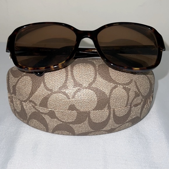 Coach Accessories - Coach Designer Sunglasses, Dark Tortoise | Brown